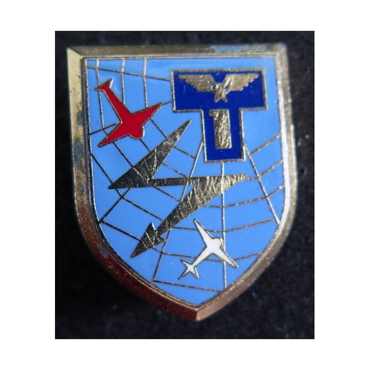 GTT 813 : insigne métallique du 813° groupe de transmissions tactiques Fribourg Delsart