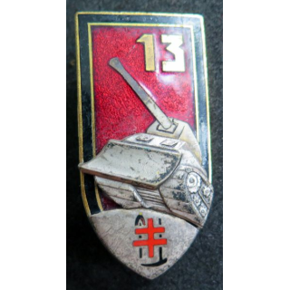 13° RG : 13° régiment du Génie de fabrication Drago Paris G. 873 en émail