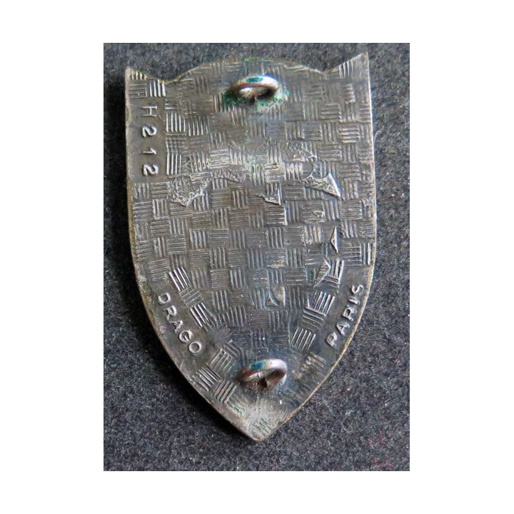 5° RG : insigne du 5° régiment du génie en émail de fabrication Drago H. 212 en émail