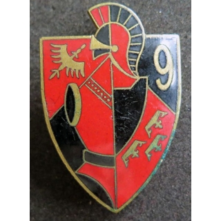 9° RG : 9° régiment du Génie de fabrication Drago Paris G. 1909 en émail