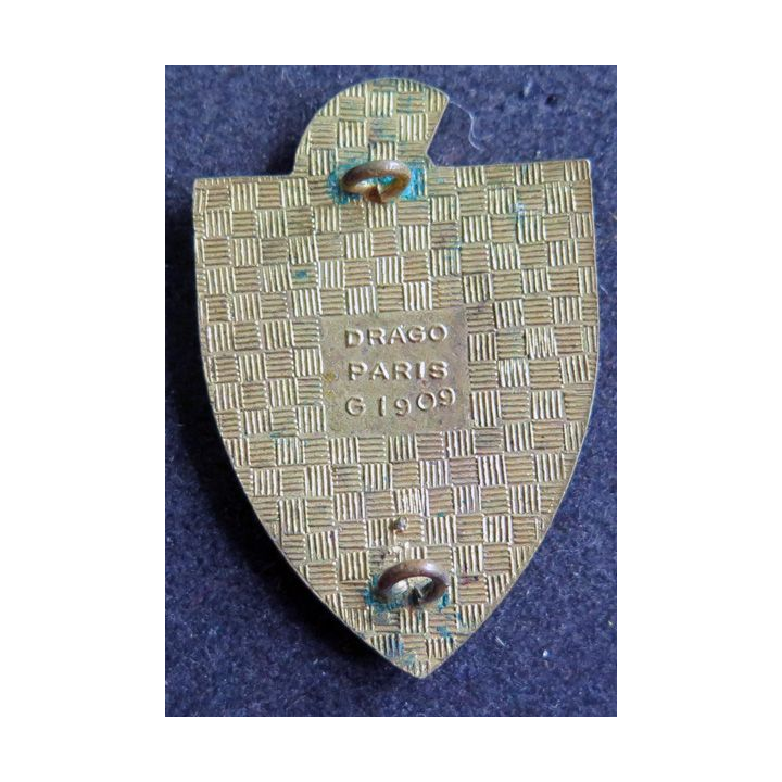 9° RG : 9° régiment du Génie de fabrication Drago Paris G. 1909 en émail