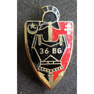 36° BG : 36° bataillon du génie Drago G. 1753 en émail