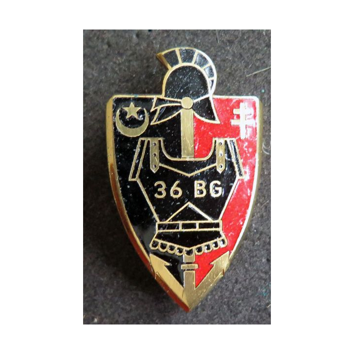 36° BG : 36° bataillon du génie Drago G. 1753 en émail