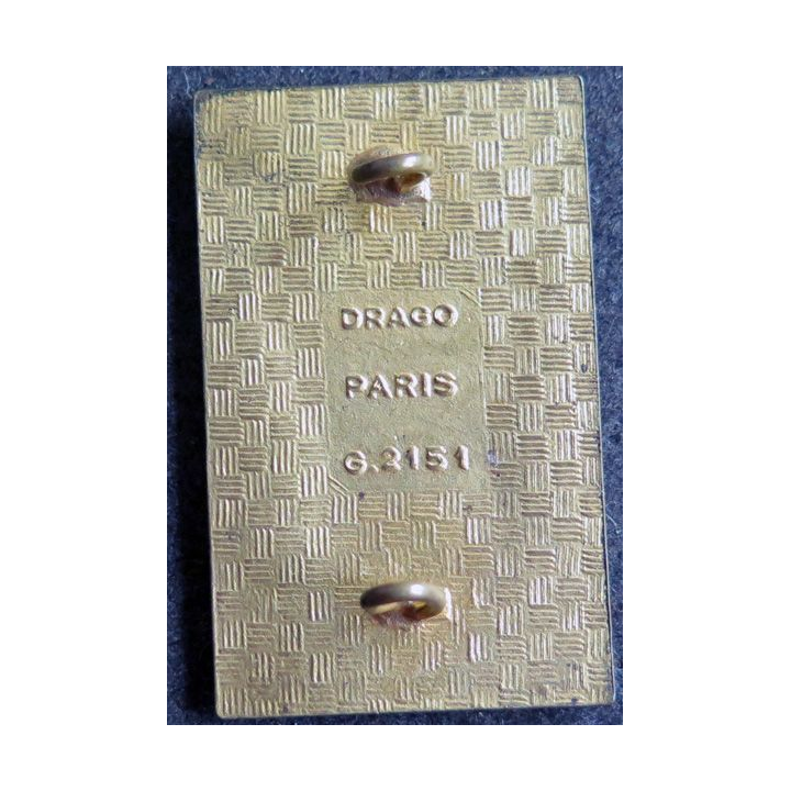 11° RG : insigne métallique du 11° régiment du Génie de fabrication Drago Paris G. 2151