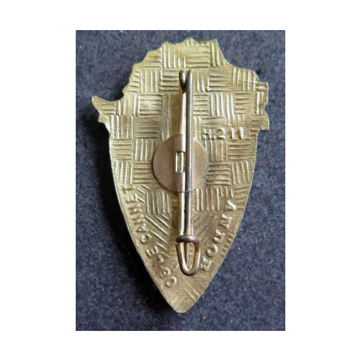 4° RG : 4° régiment du Génie de fabrication Drago Paris H. 211 dos guilloché anneaux émail