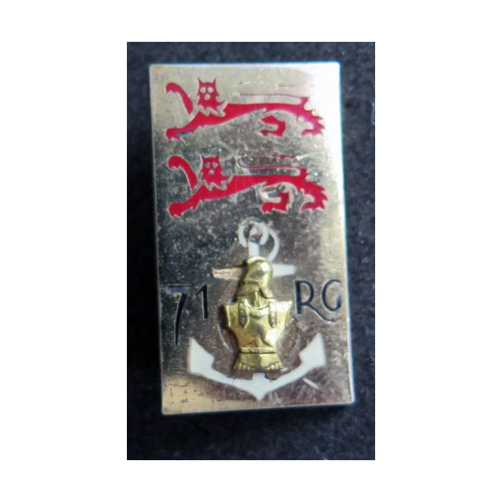 71° RG : insigne du 71° régiment du génie de Drago G. 2149