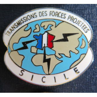 PIN'S MILITAIRE : des transmissions des Forces projetées sicile