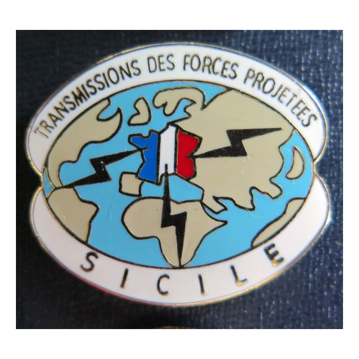 PIN'S MILITAIRE : des transmissions des Forces projetées sicile