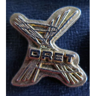 DRET : pin's de la direction des recherches et études techniques de la DGA 