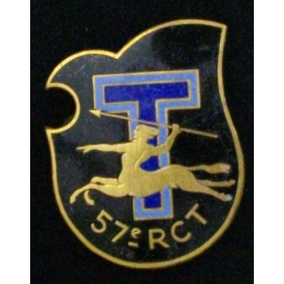 insigne du 57° régiment de commandement des transmissions 57° RCT