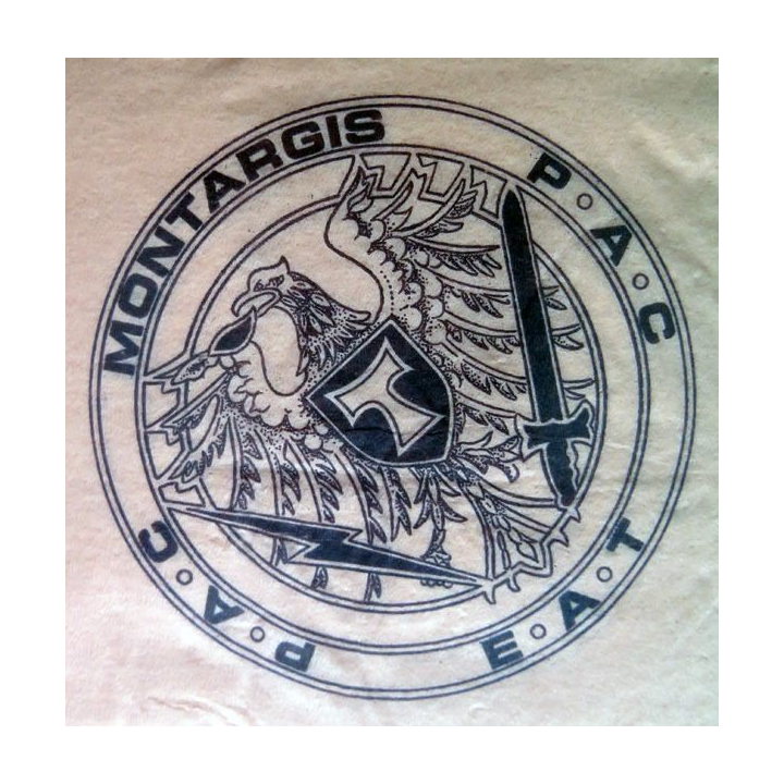 EAT : serviette papier du P.A.C de l'école des transmissions de Montargis