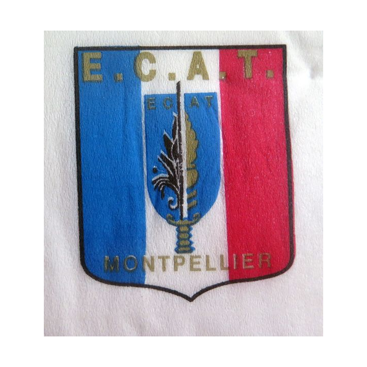 ECAT : serviette papier de l'école du Commissariat de l'Armée de terre de Montpellier