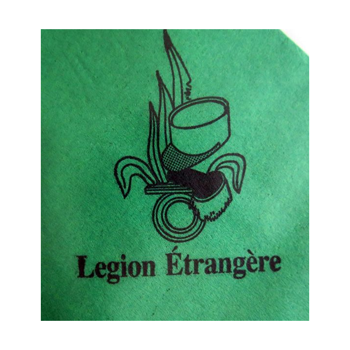 LEGION : serviette papier verte de la Légion étrangère