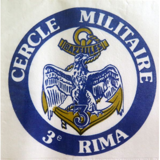 3° RIMA : serviette papier du cercle militaire du 3° régiment d'Infanterie de Marine
