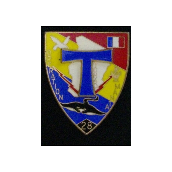 28° RT : 28° RÉGIMENT DE TRANSMISSIONS MANTA TCHAD 51mm