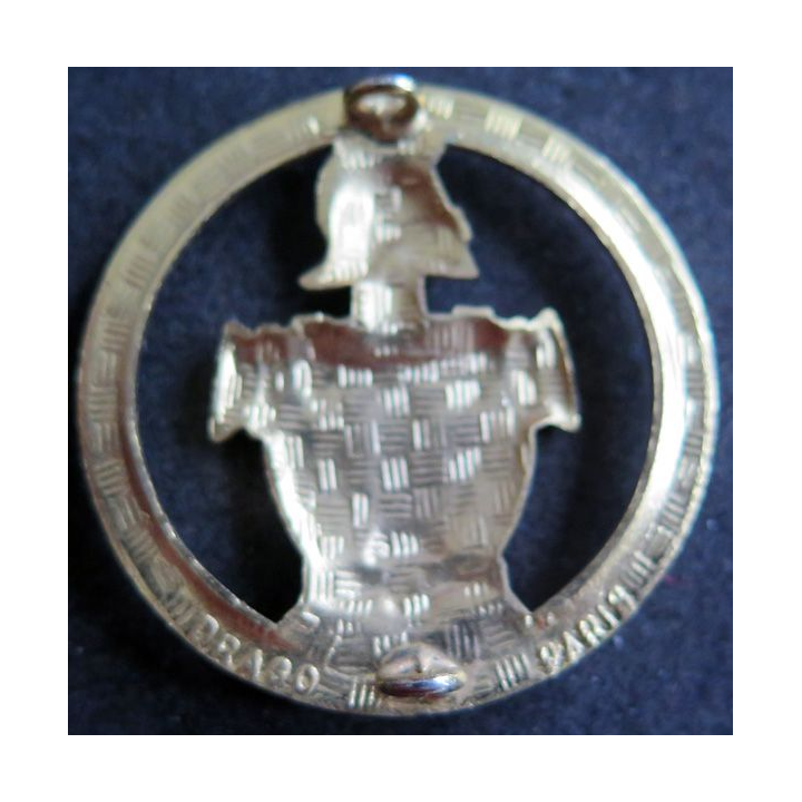 TRANS : insigne de béret des transmissions de fabrication Drago Paris