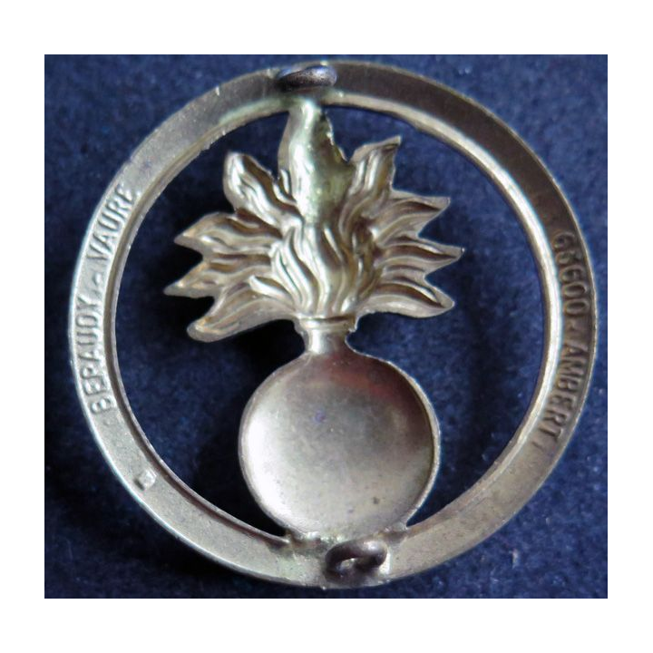 INSIGNE DE BÉRET DES ÉCOLES : insigne de bérêt des écoles de fabrication Béraudy-Vaure