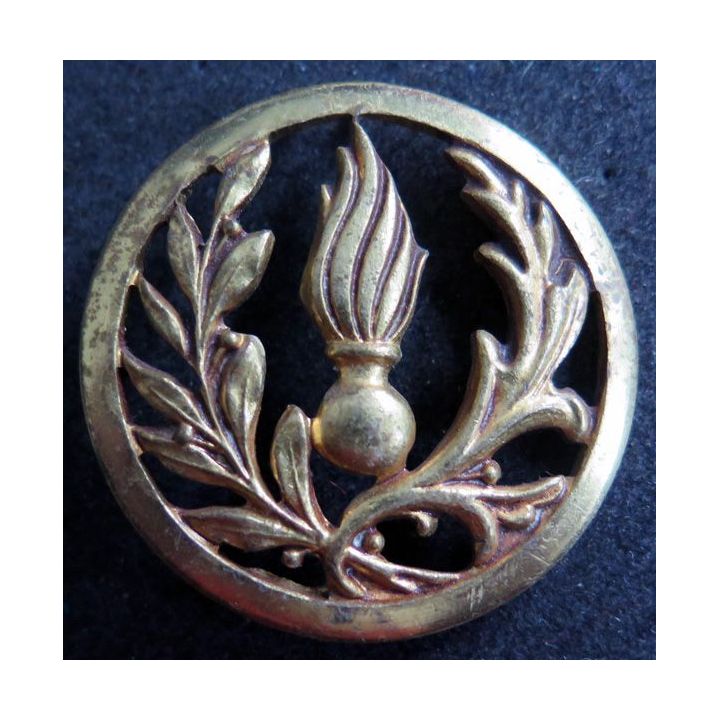 insigne de béret du commissariat doré sans fabricant