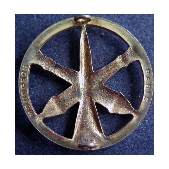 ARTILLERIE : insigne de béret de l'Artillerie de fabrication Mourgeon