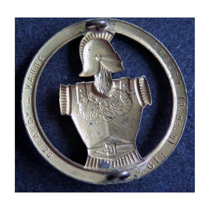 GÉNIE : insigne de béret du génie de fabrication B. V. Ambert