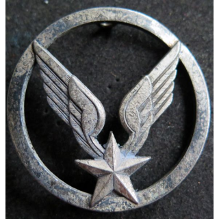 Insigne de béret de l'ALAT Aviation légère de l'Armée de terre argenté Drago Romainville G.1449