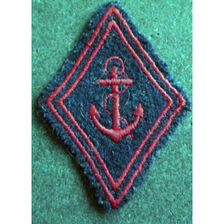 LOSANGE DE BRAS MODÈLE 45 : RIMA régiment troupe de marine troupe ancre fine avec crochets