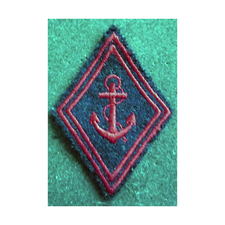 LOSANGE DE BRAS MODÈLE 45 : RIMA régiment troupe de marine troupe ancre fine