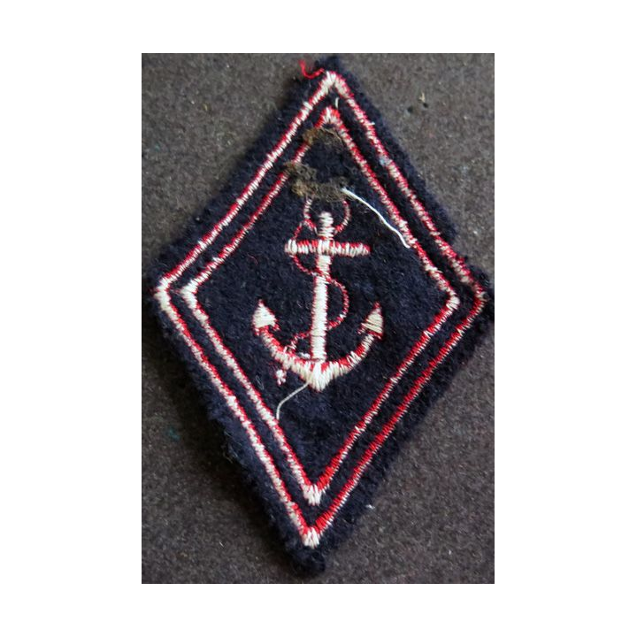 LOSANGE DE BRAS MODÈLE 45 : RIMA régiment troupe de marine troupe ancre fine