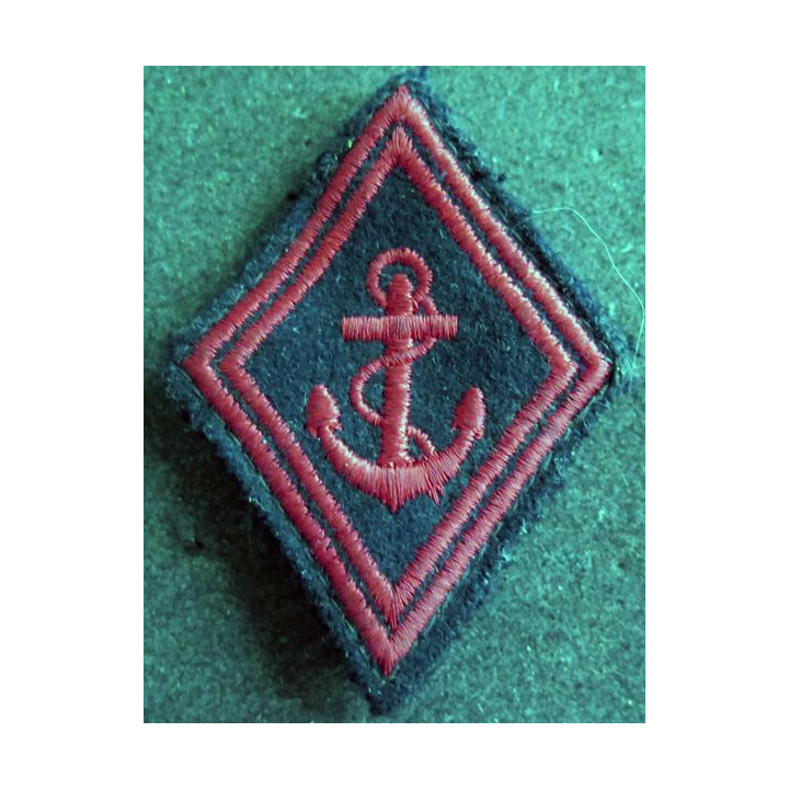 LOSANGE DE BRAS MODÈLE 45 : RIMA régiment troupe de marine troupe ancre épaisse