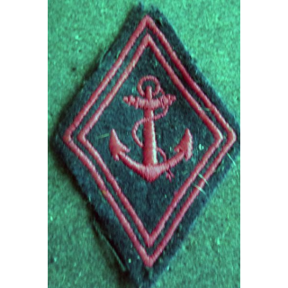 LOSANGE DE BRAS MODÈLE 45 : RIMA régiment troupe de marine troupe ancre épaisse avec crochets