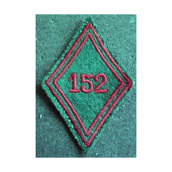 LOSANGE DE BRAS MODÈLE 45 : troupe du 152° CIT centre d'instruction du train