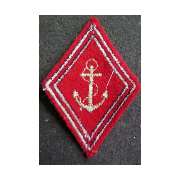 LOSANGE DE BRAS MODÈLE 45 : cadre des unités d'artillerie de marine