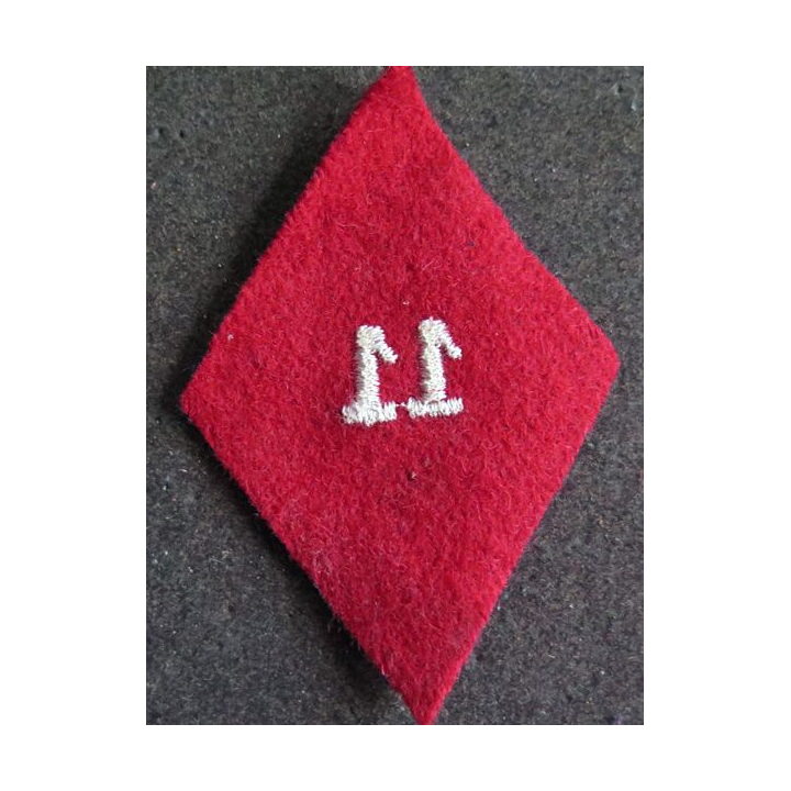 LOSANGE DE BRAS MODÈLE 45 : 11° Compagnie médicale troupe