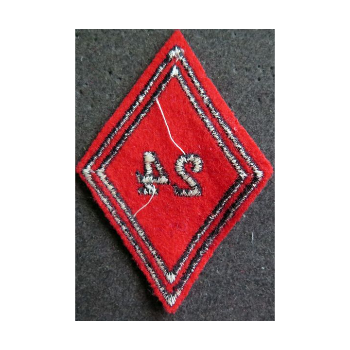 LOSANGE DE BRAS MODÈLE 45 : Ecusson troupe 24° régiment d'artillerie