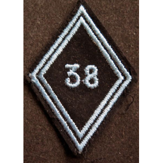 LOSANGE DE BRAS MODÈLE 45 : 38° régiment des transmissions troupe
