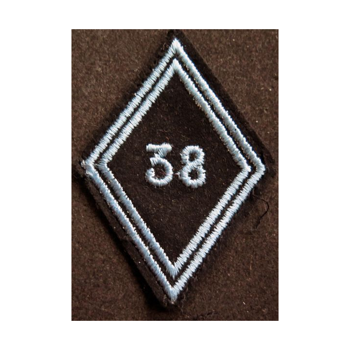 LOSANGE DE BRAS MODÈLE 45 : 38° régiment des transmissions troupe
