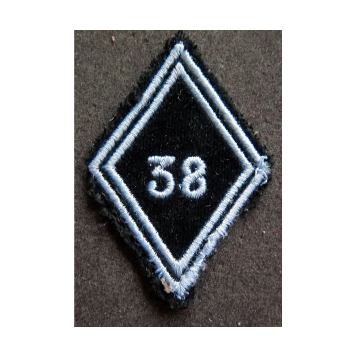 LOSANGE DE BRAS MODÈLE 45 : 38° Régiment de Transmissions troupe