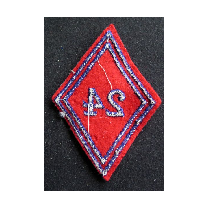 LOSANGE DE BRAS MODÈLE 45 : 24° régiment d'artillerie troupe