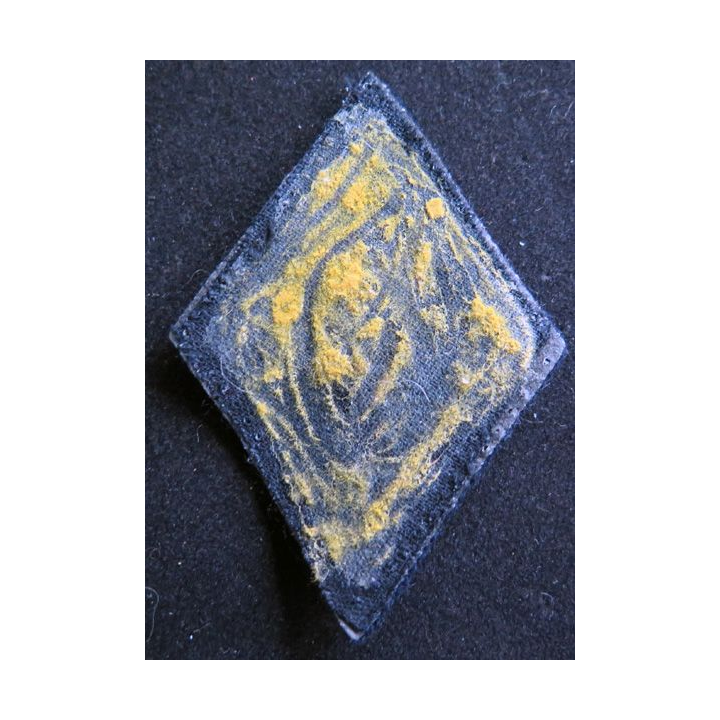 LOSANGE DE BRAS MODÈLE 45 : Régiment d'infanterie cadre en cannetille