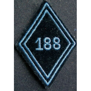 LOSANGE DE BRAS MODÈLE 45 :188° Bataillon de Transmissions troupe