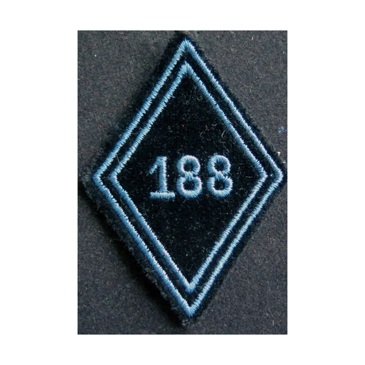 LOSANGE DE BRAS MODÈLE 45 :188° Bataillon de Transmissions troupe
