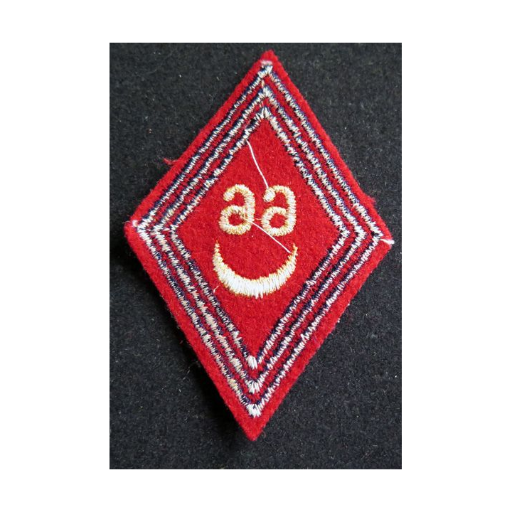 LOSANGE DE BRAS MODÈLE 45 : 66° régiment d'artillerie cadre Algérie