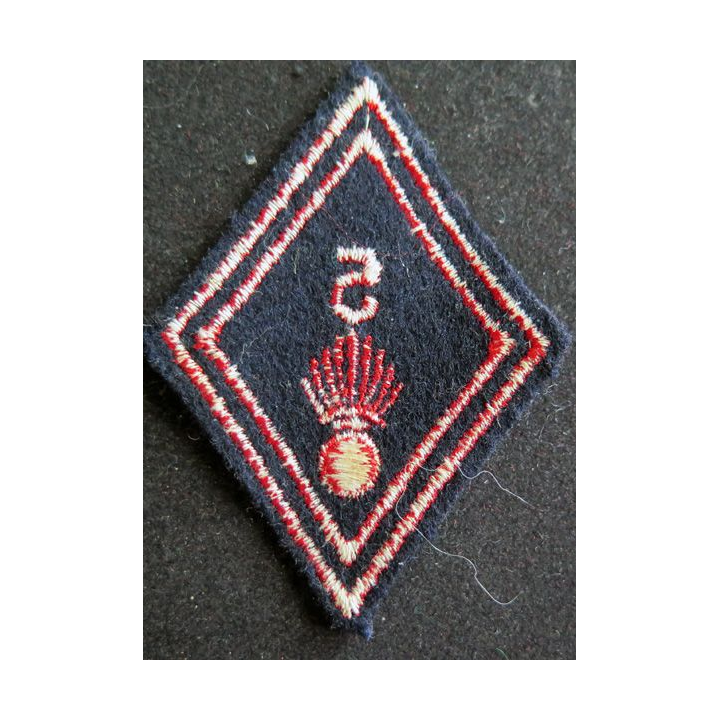 LOSANGE DE BRAS MODÈLE 45 : 5° Régiment d'infanterie troupe