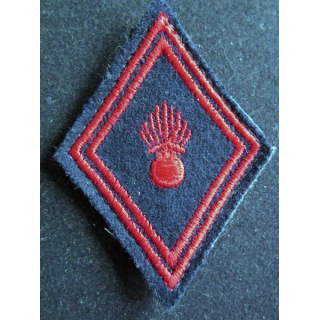 LOSANGE DE BRAS MODÈLE 45 : régiment d'infanterie troupe sur scratch