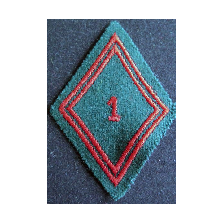 LOSANGE DE BRAS MODÈLE 45 : 1° régiment du train troupe