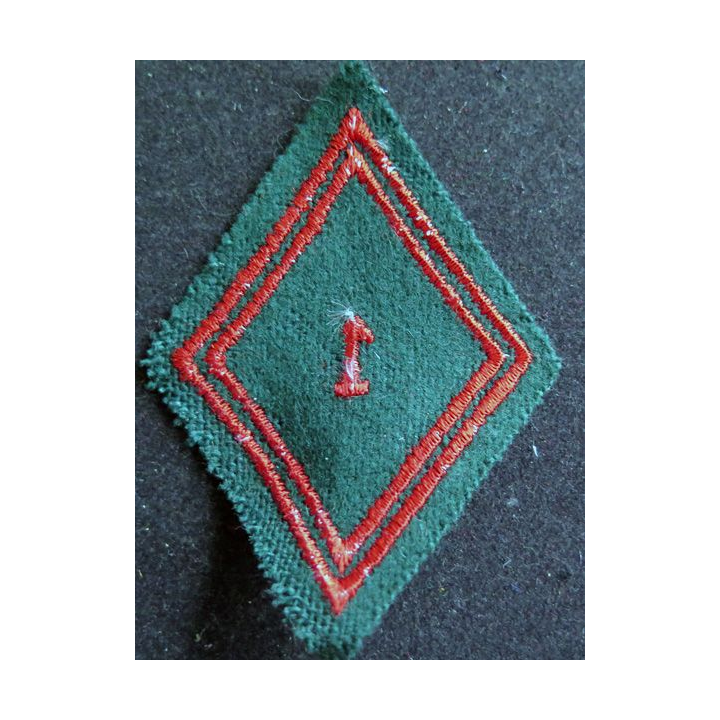 LOSANGE DE BRAS MODÈLE 45 : 1° régiment du train troupe
