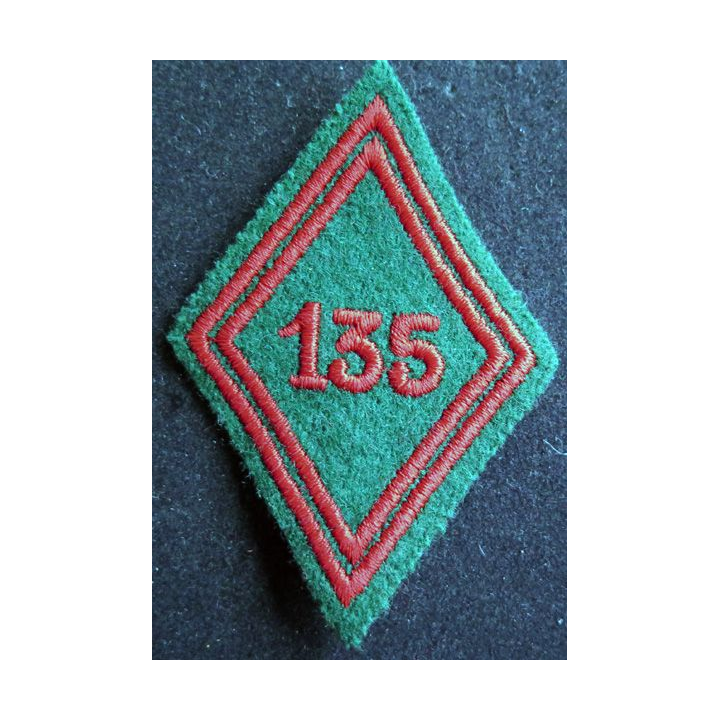 LOSANGE DE BRAS MODÈLE 45 : 135° Régiment du Train troupe