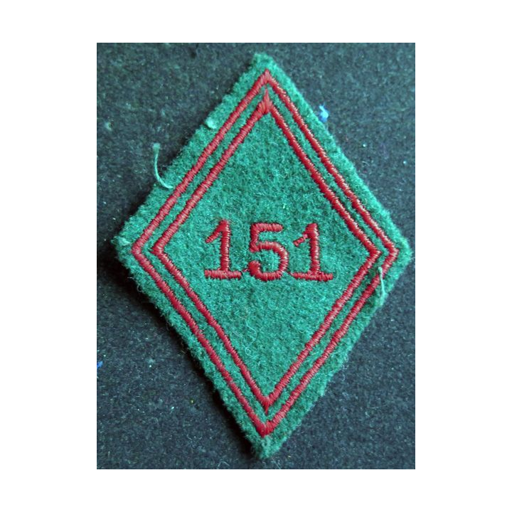 LOSANGE DE BRAS MODÈLE 45 : centre d'instruction du train n°151 troupe