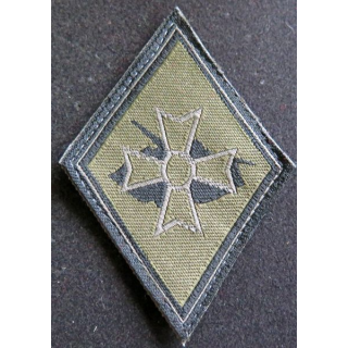 1° BB : insigne tissu basse visibilité de la 1° brigade blindée sur velcro
