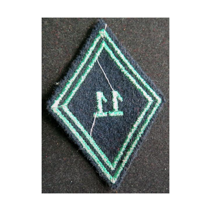 LOSANGE DE BRAS MODÈLE 45 : 11° Régiment de chasseurs troupe